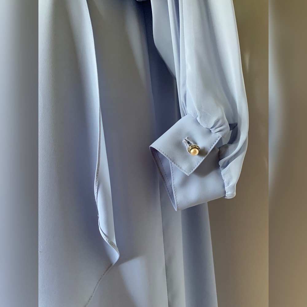 Cornflower Blue Soap Opera Dress - Picture 7 of 8